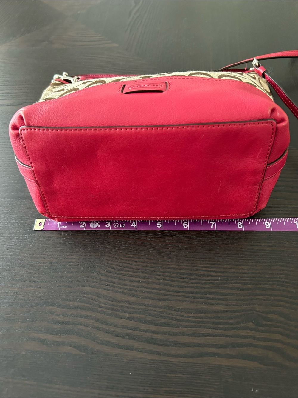 VTG COACH SIGNATURE CANVAS AND LEATHER - Picture 6 of 7